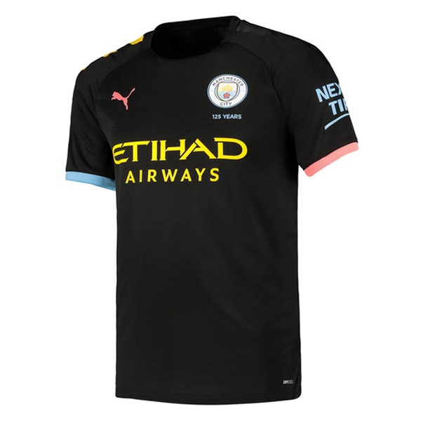 Camiseta Manchester City Replica Segunda Ropa 2019/20 Azul